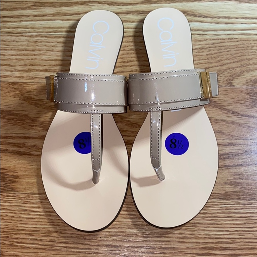 Calvin Klein thong sandal